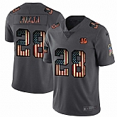 Nike Bengals 28 Joe Mixon 2019 Salute To Service USA Flag Fashion Limited Jersey Dyin,baseball caps,new era cap wholesale,wholesale hats